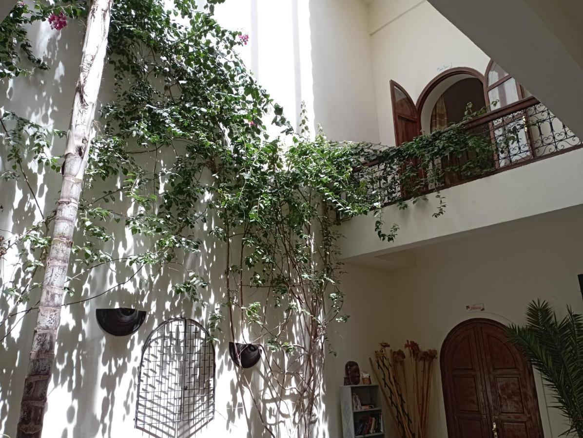 Riad White Flowers Marrakesh Buitenkant foto